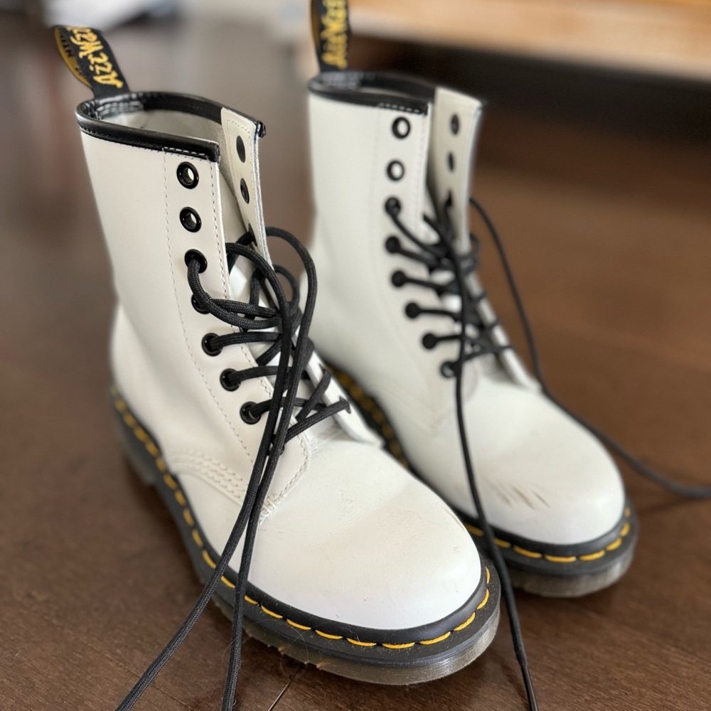 Dr. Martens Smooth Leather Lace-Up Boots